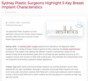 Pure Aesthetics team emphasises factors like type, shape, and size when selecting the right breast implants for augmentation.